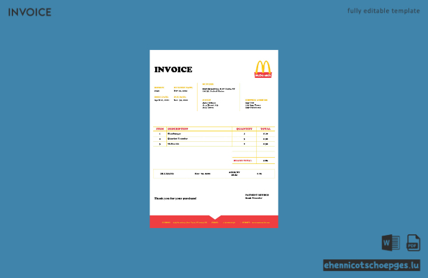 Beispielrechnung von McDonald's in den USA (Vorschau)